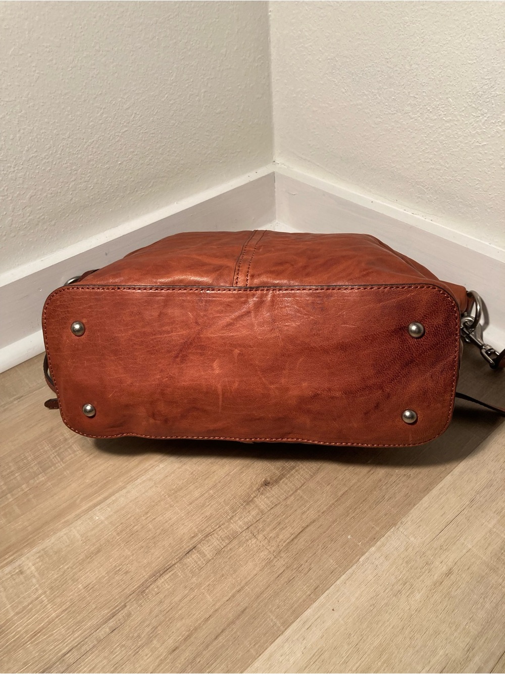 FRYE Veronica Cognac Satchel - Picture 5 of 8